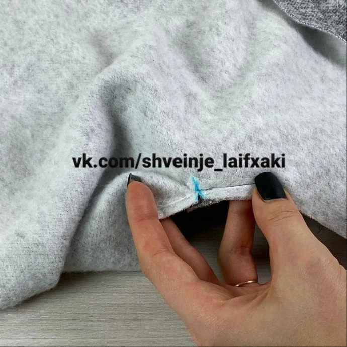 Как втачать V-горловину