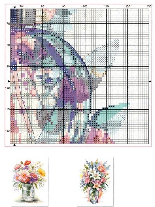 Вышиваем крестиком парфюм
