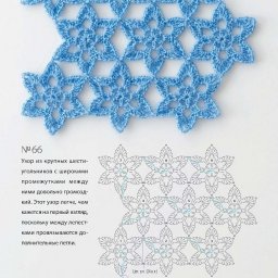 ​Безотрывное вязание мотивов