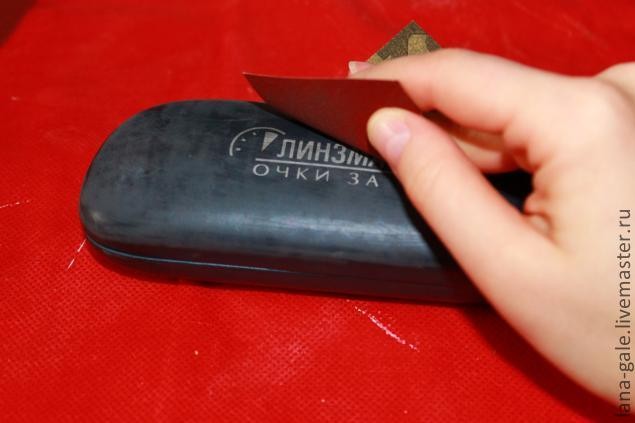 Декупаж чехла для очков: часть 1
