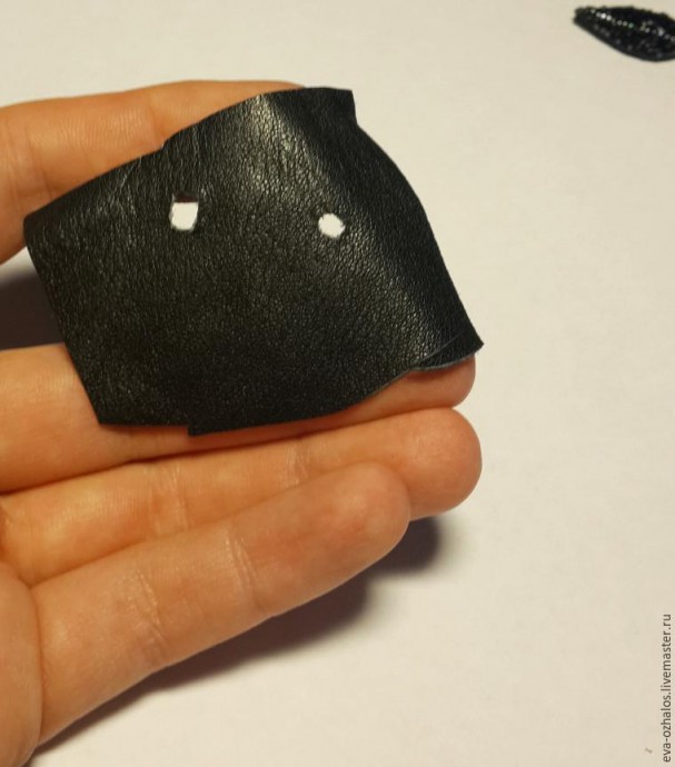 ​Делаем брошь-цветок "Черная георгина": часть 3