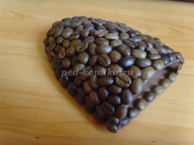Панно из кофейных зерен: мастер-класс, часть 2