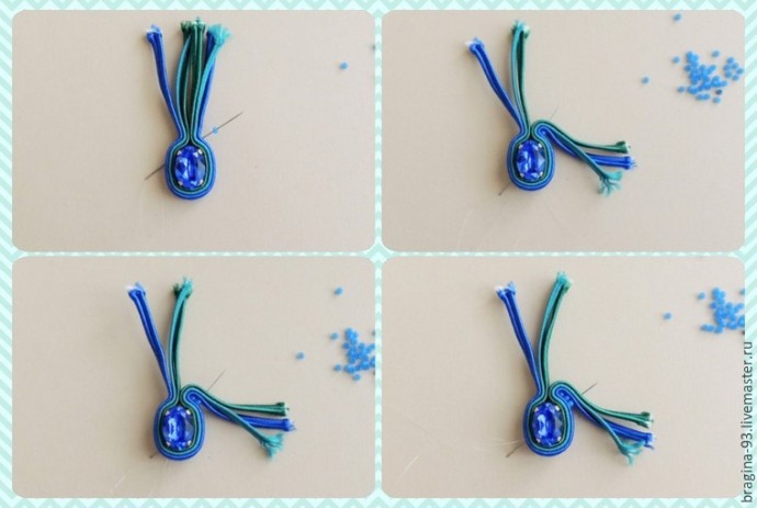 Создаем украшение "Гребень Ундины" с кристаллом Swarovski: часть 1