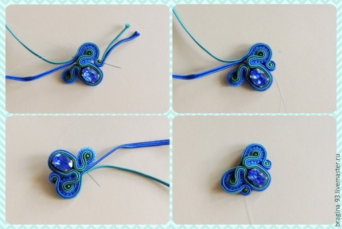 Создаем украшение "Гребень Ундины" с кристаллом Swarovski: часть 1