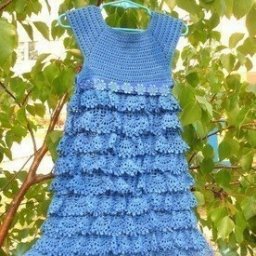 ​Вязаное платье