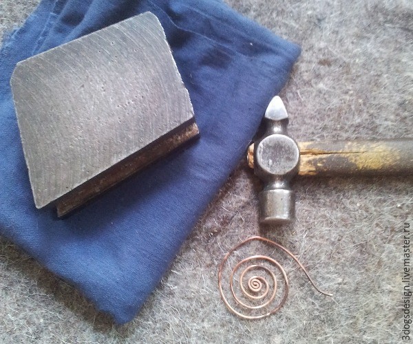 ​Wire wrap начинающим: простые, но эффектные серьги в стиле этно, часть 1