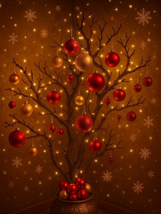 Зимние нарядные веточки