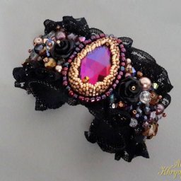 Браслет с кружевом в стиле барокко своими руками: часть 2