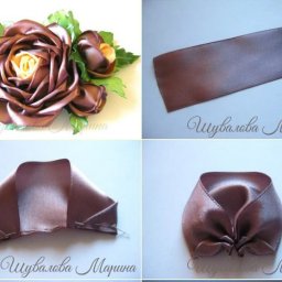 ​Цветы в технике канзаши