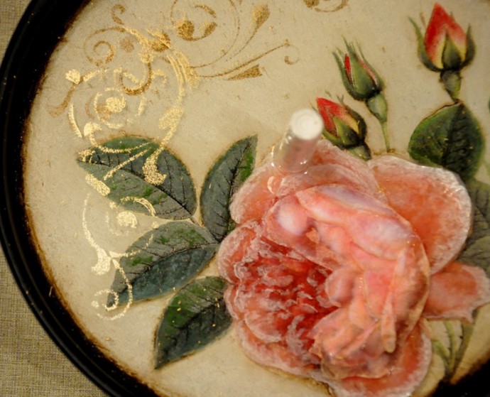 Декорирование часов с необычным стерео-эффектом: часть 5