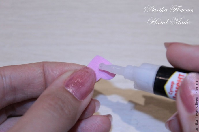 ​Как сделать люпин из иранского фоамирана: часть 1