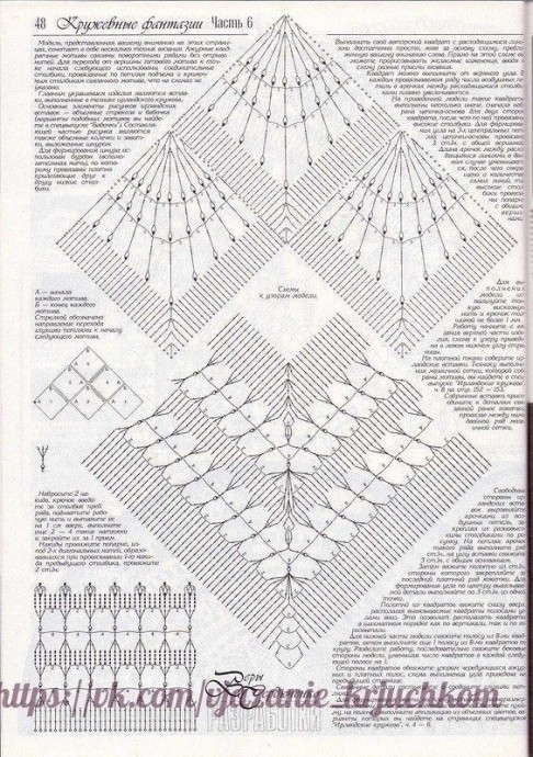 Интересные узоры для ажурных вещей