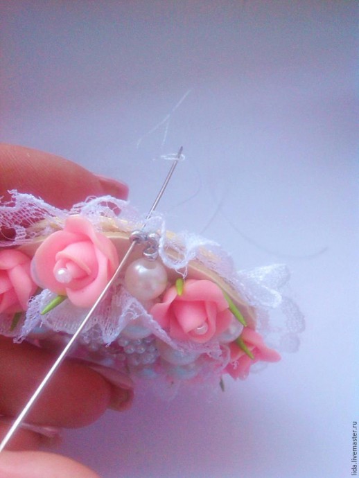 ​Делаем романтичную брошь "Грезы": часть 2