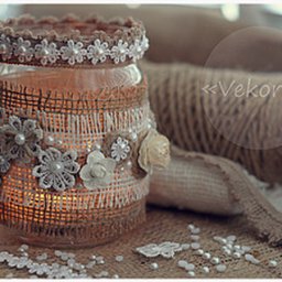 Мастер-класс по изготовлению подсвечника из банки