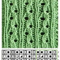 ​Подборка красивых узоров для спиц