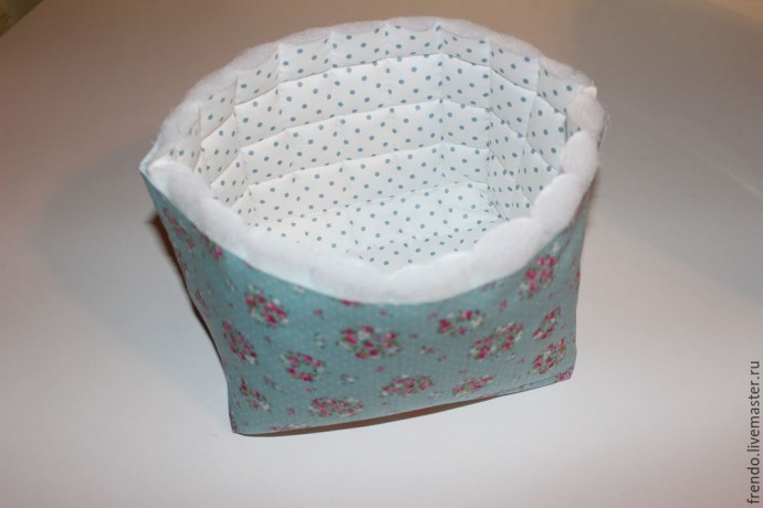 Шьем хлопковую корзину для мелочей Шьем хлопковую корзину для мелочей