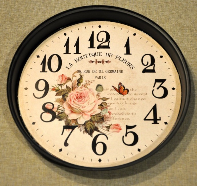 Декорирование часов с необычным стерео-эффектом: часть 1