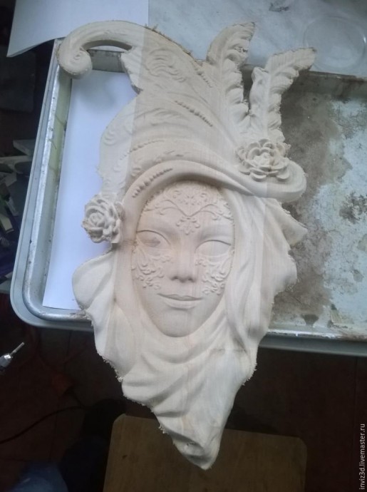 Изготавливаем маску в венецианском стиле с применением 3D технологий: часть 5 Изготавливаем маску в венецианском стиле с применением 3D технологий: часть 5