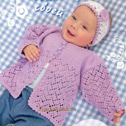 ​Кофточка и повязка