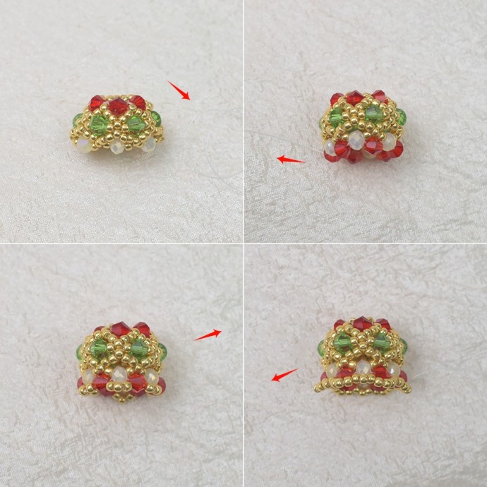 Колокольчик из бисера и бусин