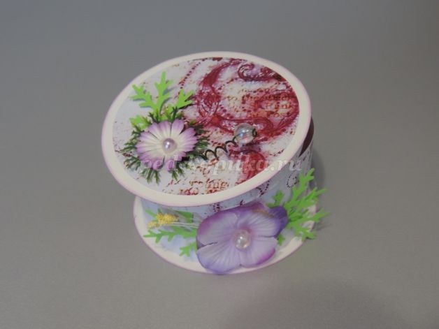 ​Коробочка из картона для подарков: мастер-класс, часть 2