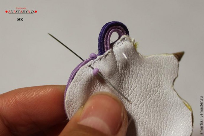 ​Сутажная брошь с ракушками: мастер-класс, часть 4