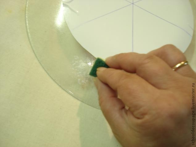 Декупаж и травление потали