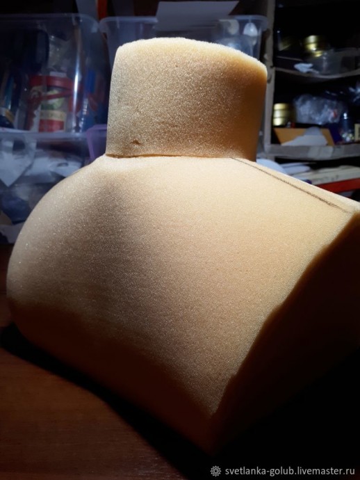 Как сделать манекен-бюст для украшений: часть 3