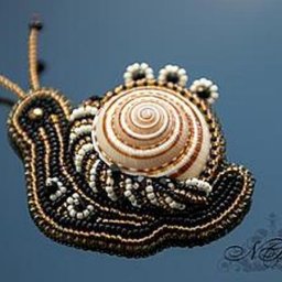 ​Брошь-улитка: мастер-класс, часть 2