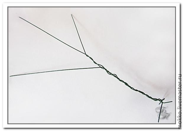 Лепка глицинии из полимерной глины: часть 5