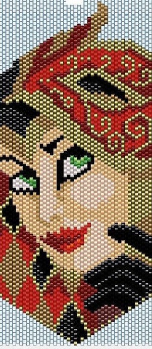 ​Нереально красивый кулон с женщиной