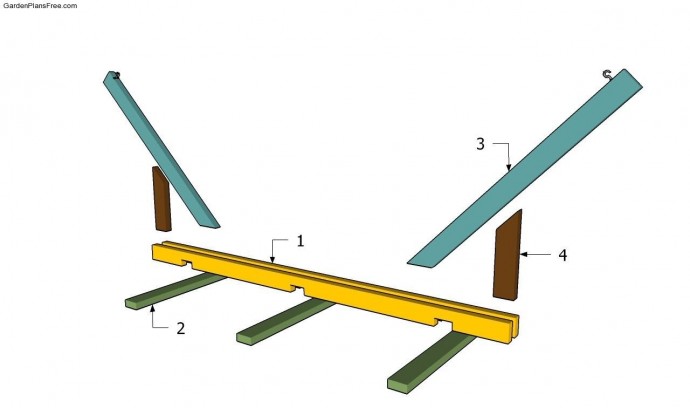 Стойка для гамака