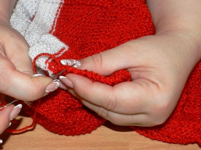 Вяжем на спицах плиссированную юбочку