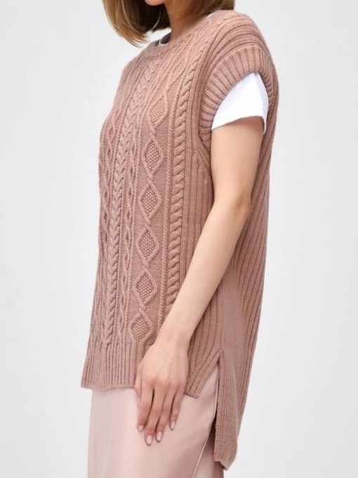 Жилет спицами Жилет спицами