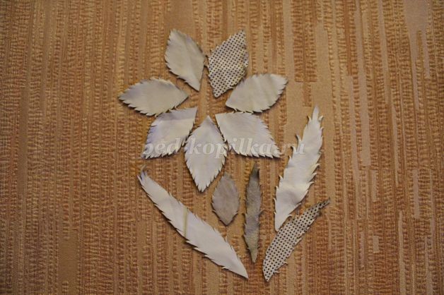 Брошь из обрезков натуральной кожи: мастер-класс, часть 1