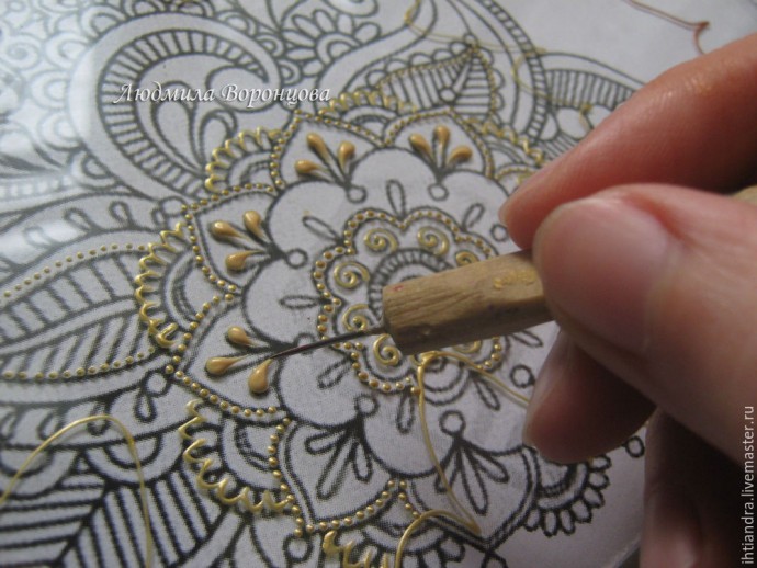 Листья в технике точечной росписи: часть 2 Листья в технике точечной росписи: часть 2