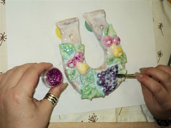 ​Подкова из соленого теста своими руками: часть 2