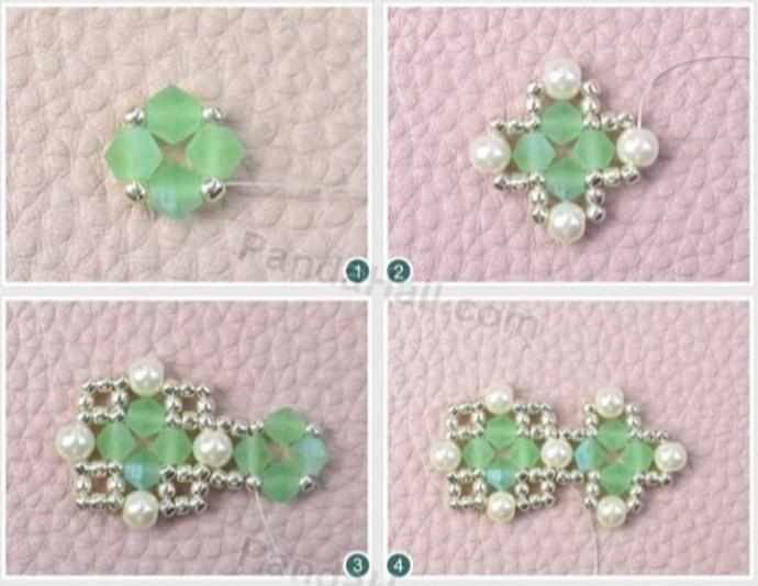 ​Схемы красивых серёжек из бисера