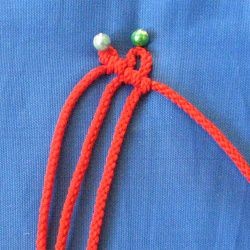 ​10 ажурных цепочек из 4-х нитей в технике макраме: часть 2