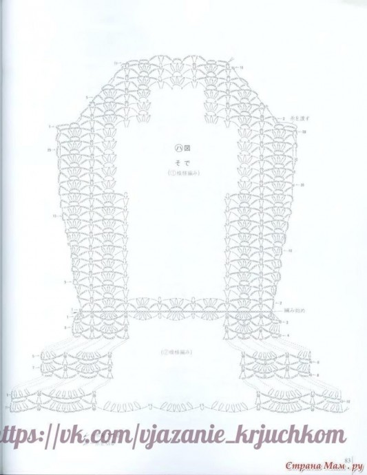 Ажурный жакет