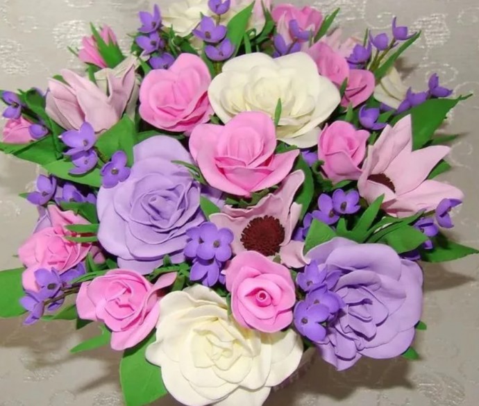 Букеты из фоамирана Букеты из фоамирана