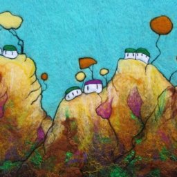 ​Фантазийные шерстяные пейзажи