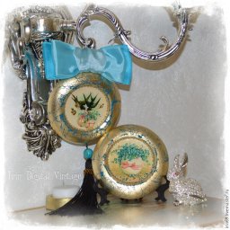 Декорируем яркие интерьерные подвески в технике декупаж и золочение: часть 1