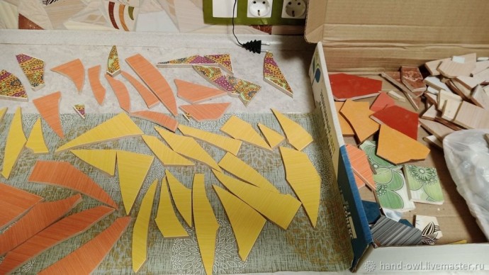 Делаем панно из битой плитки: часть 1