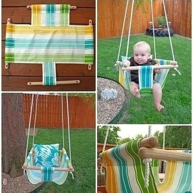 Bir çocuk için salıncak