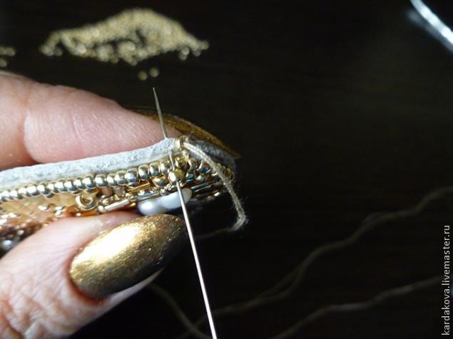 ​Мастер-класс по созданию броши "Перо": часть 3