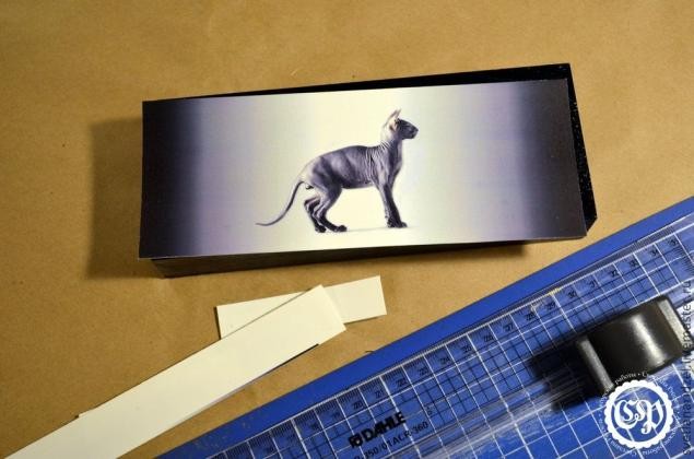 Шкатулка с кошкой: мастер-класс, часть 1