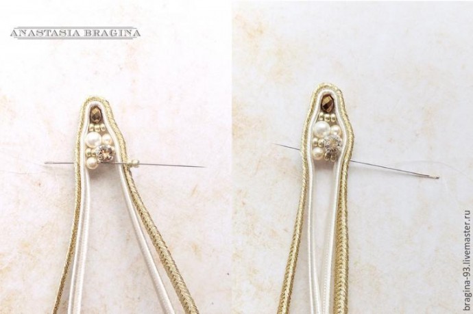 ​Создание сутажной броши "Лавры Афродиты": часть 1