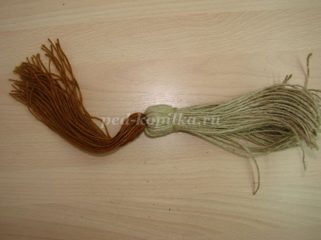 ​Сувенирная кукла из шпагата: часть 2