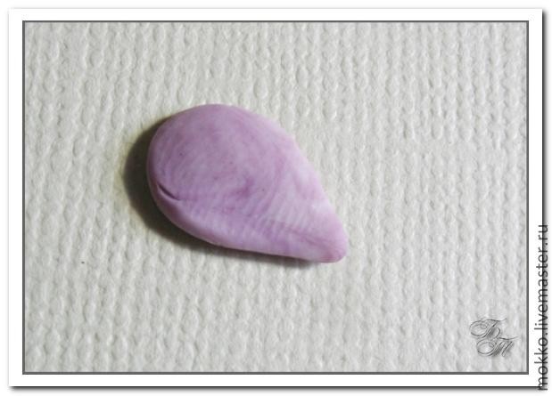 Лепка глицинии из полимерной глины: часть 1